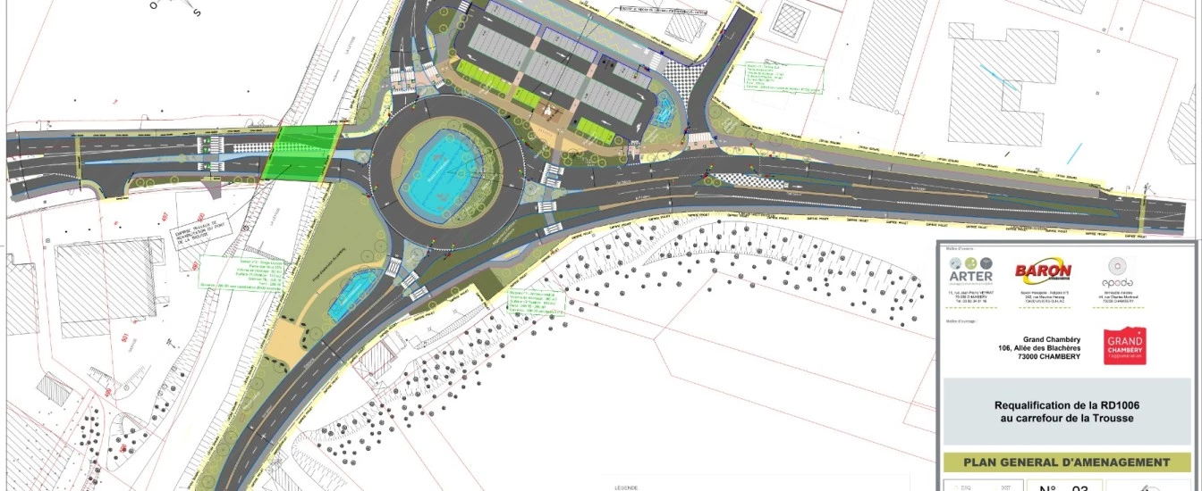 Requalification de la RD1006 - Carrefour de la Trousse • La Ravoire (73)