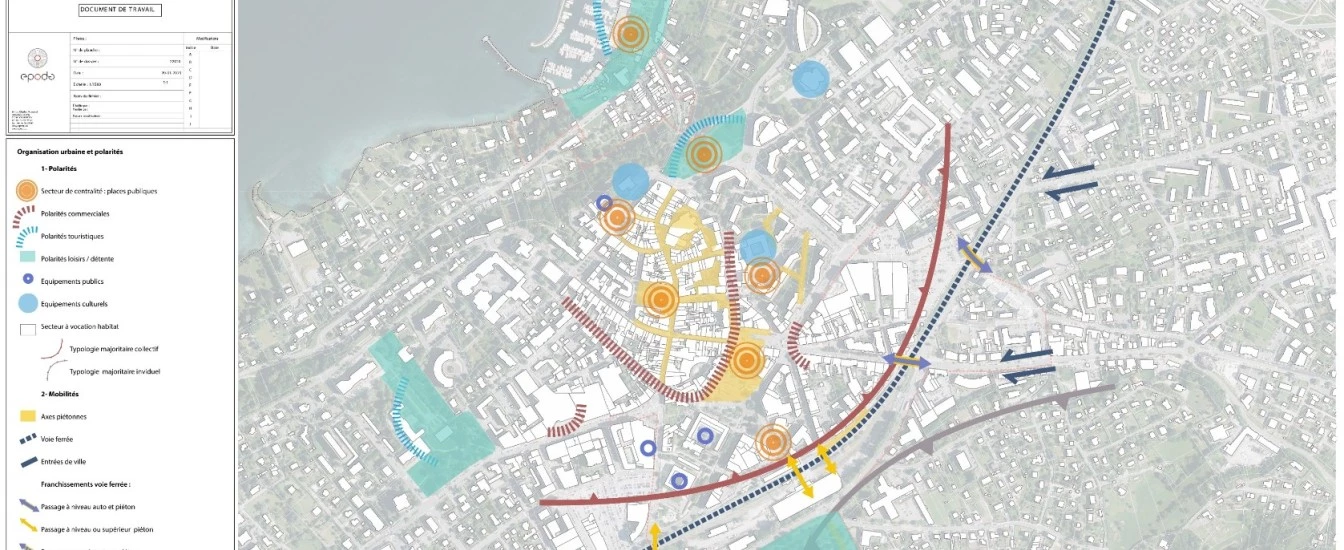 Etude opérationnelle de transformation de l’ilot Mercier • Thonon-les-Bains (74)